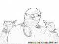 Rick Ross Coloring Page