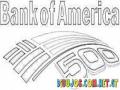 Bank Of America Coloring Page