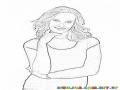 Toni Collette Coloring Page