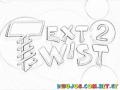 Text Twist Game Coloring Page To Print