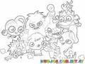 Moshi Monsters Coloring Page Monstruos Moshi Para Colorear