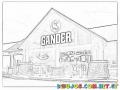 Gander Mountain Coloring Page
