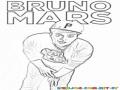 Bruno Mars Para Colorear Y Pintar