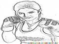 Gina Carano Mma Fighter Girl Coloring Page Mujer De Mma Para Colorear
