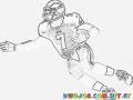 Dibujo De Michael Vick Jugador De Futbol Americano Para Pintar Y Colorear