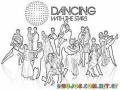 Dwts Dancing With The Stars Coloring Page