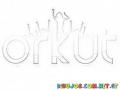 Orkut Coloring Page Para Pintar Y Colorear