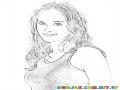 Rachel Blanchard Canadian Actress Coloring Page Para Pintar Y Colorear