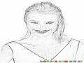Gwyneth Paltrow Coloring Page Para Pintar Y Colorear