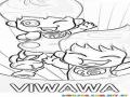 Viwawa Game Online Coloring Page Para Pintar Y Colorear