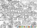 Cartoon Network Games Online Coloring Page Para Pintar Y Colorear