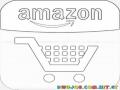 Amazon Cart Coloring Page Para Colorear E Imprimir