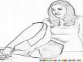 Lindsay Sloane Coloring Page Para Colorear E Imprimir
