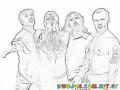 Red Hot Chili Peppers Coloring Page Para Colorear Y Pintar