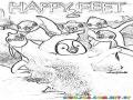 Happy Feet 2 Movie Coloring Page Para Colorear Y Pintar