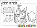 Law Lemon Wisconsin Coloring Page To Print Para Colorear La Ley De Limon