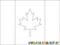 Colorear Bandera De Canada