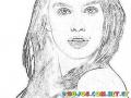 Cindy Crawford Online Coloring Page Dibujo De Cindi Craford Para Pintar Y Colorear