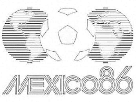  COLOREAR LOGO DEL MUNDIAL DE FUTBOL DE MEXICO