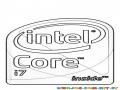 Intel Core I7 Coloring Page Para Pintar Y Colorear