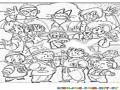 Dibujo De Todos Los Personajes De Dragon Ball Z Para Colorear Y Pintar
