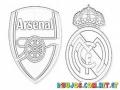 Arsenal Y Real Madrid Para Colorear Y Pintar