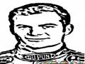 Jeff Gordon Narcar Racer Coloring Page Para Colorear