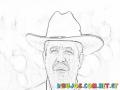 Manuel Zelaya Expresidente De Honduras Para Pintar Y Colorear