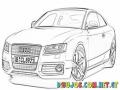 Audi A5 Coloring Page Para Pintar Y Colorear