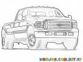 Ford F250 Coloring Page Para Pintar Y Colorear Online