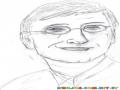 Dibujo De Bill Gates Para Pintar Y Colorear