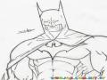 Dibujo A Mano De Batman Para Pintar Y Colorear