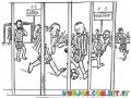 Dibujo De Presos Jugando Futbol Para Colorear