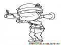 Dibujo De Soldado Con Bazooka Para Colorear