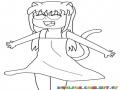 Colorear A Yuichann Chica Con Cola De Gato Dibujo De Mujer Con Cola De Mono