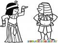 Vestimenta Egipcia Para Colorear