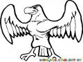 Dibujo De Aguila Pecho Fuerte Para Pintar Y Colorear