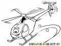 Dibujo De Helicopteros Para Pintar Y Colorear