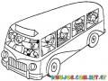 Dibujo De Bus Del Colegio Para Pintar Y Colorear Busescolar