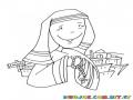 Dibujo De La Madre Teresa Para Pintar Y Colorea A Madre Tereza Madreteresa