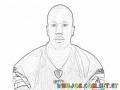 Jerome Harrison Nfl Player Coloring Page Para Pintar Y Colorear