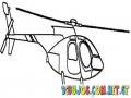 Helicoptero Moderno Y Veloz Para Pintar Y Colorear