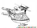 Dibujo De Vaquero Grodito Con Dos Pistolas Para Pintar Y Colorear
