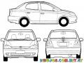 Dibujo De Toyota Yaris 2006 Para Colorear Dibujos De Autos