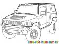 Dibujo De Hummer Para Colorear Dibujos De Autos