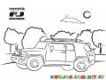 Dibujo De Toyota Fj Cruiser Para Pintar Y Colorear Fjcruiser