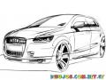Dibujo De Audi Q5 Para Pintar Y Colorear Suv AudiQ5