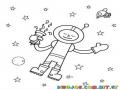 Dibujo De Nino Astronauta Para Pintar Y Colorear