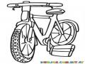 Dibujo De Bicicleta De Nino Para Pintar Y Colorear