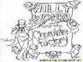 Dibujo De Willy Wonka Y La Fabrica De Chocolate Para Pintar Y Colorear
